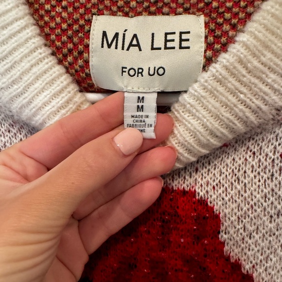 Rare Mia Lee Unisex Black Off White Sweater Urban Outfitters Exclusive Sweater - Picture 6 of 7